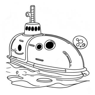 Submarine Coloring Page 14979-12390