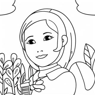 Inspiring Hopeful Scene Coloring Page 14990-12403