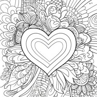 Heart Mom Coloring Pages