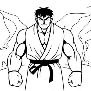 Street Fighter Coloring Page 15019-12424