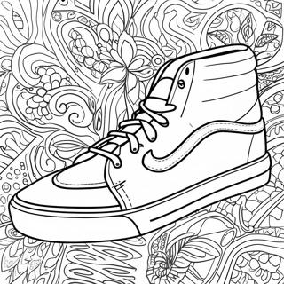 Vans Shoes Coloring Page 15029-12430