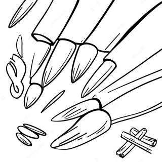 Nails Coloring Page 15049-12448