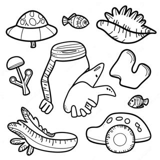 Fossil Coloring Page 15059-12455