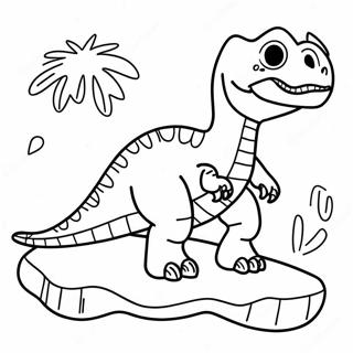 Dinosaur Fossil Coloring Page 15060-12458