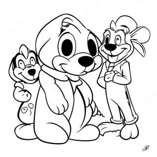 Disney Get Well Soon Characters Coloring Page 15079-12471