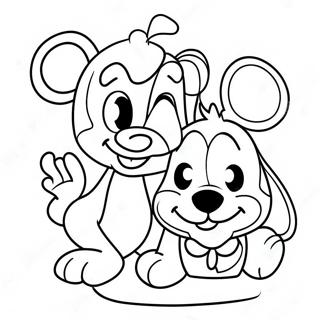 Disney Get Well Soon Characters Coloring Page 15079-12472