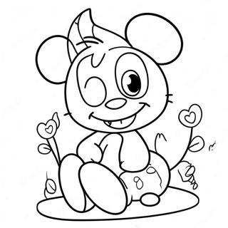 Disney Get Well Soon Characters Coloring Page 15079-12639