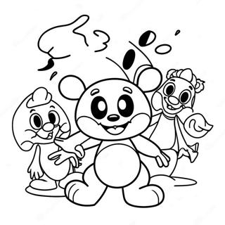 Disney Get Well Soon Characters Coloring Page 15079-12640