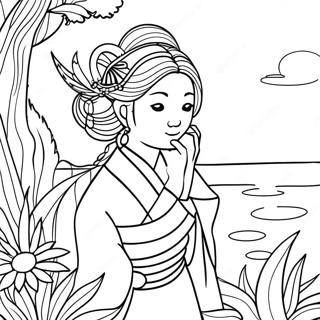 Mitsuri Coloring Page 15089-12647