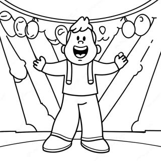 Rod Wave Performing On Stage Coloring Page 15110-12499