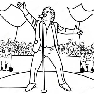 Rod Wave Performing On Stage Coloring Page 15110-12666