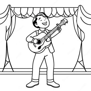 Rod Wave Performing On Stage Coloring Page 15110-12667