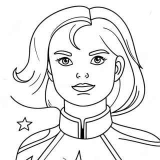 Captain Marvel Coloring Page 15129-12678