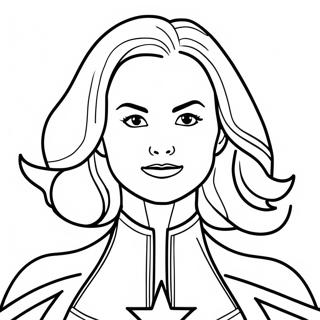 Captain Marvel Coloring Page 15129-12680