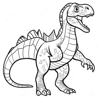 Indoraptor Roaring Coloring Page 15160-12707