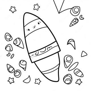 Candy Corn Coloring Page 15179-12552