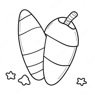 Candy Corn Coloring Page 15179-12719