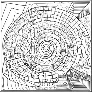 Mystery Grid Coloring Page 15209-12575