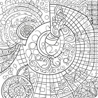 Mystery Grid Coloring Page 15209-12743