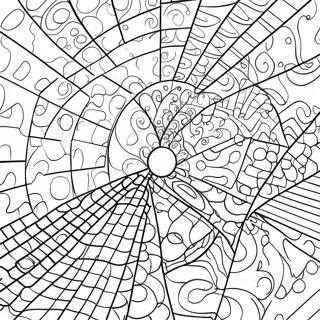 Colorful Mystery Grid Adventure Coloring Page 15210-12580