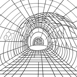 Colorful Mystery Grid Adventure Coloring Page 15210-12747