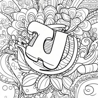 Letter Coloring Pages