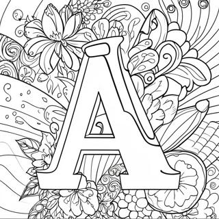 Letter Coloring Page 15219-12749