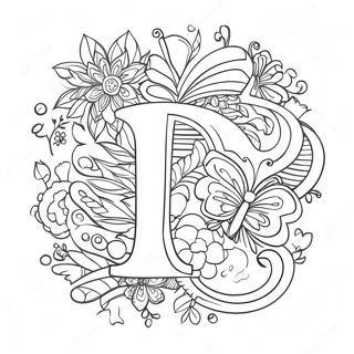 Letter Coloring Page 15219-12752