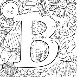 Fun Alphabet Letter Coloring Page 15220-12587