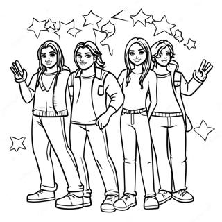 Victorious Characters Coloring Page 15250 12780