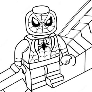 Spiderman Lego Coloring Page 15259-12614