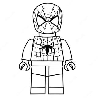 Spiderman Lego Coloring Page 15259-12615