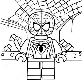 Spiderman Lego Coloring Page 15259-12781