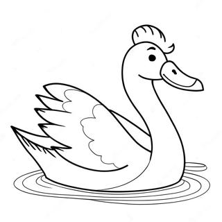 Swan Coloring Page 15279-12630