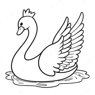 Swan Coloring Page 15279-12797