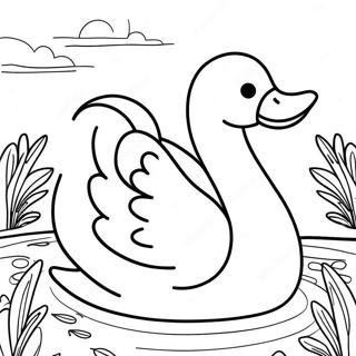 Swan Coloring Page 15279-12798