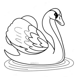 Swan Coloring Page 15279-12925