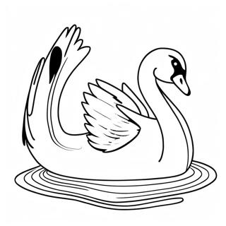 Swan Coloring Page 15279-12926