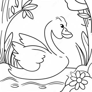 Swan Coloring Page 15279-12943