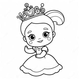 Baby Cute Princess Coloring Pages