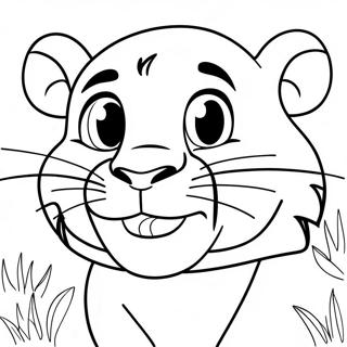 Simba Roaring Coloring Page 152-125