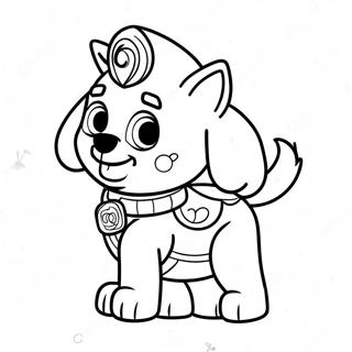 Everest Paw Patrol Adventure Coloring Page 15310-12825