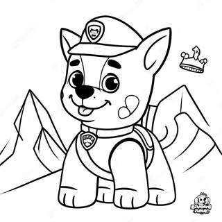 Everest Paw Patrol Adventure Coloring Page 15310-12971