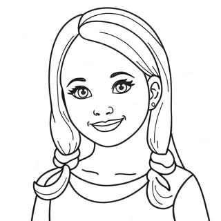 Pretty Girl Cute Girl Coloring Page 1531-1223