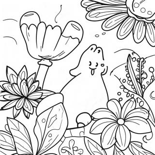 Colorful We Missed You Greeting Coloring Page 15320-12833