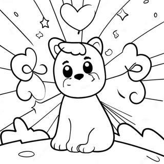 Colorful We Missed You Greeting Coloring Page 15320-12834