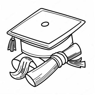 Class Of 2024 Graduation Cap Coloring Page 15329-12838