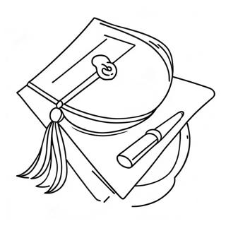 Class Of 2024 Graduation Cap Coloring Page 15329-12984