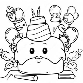 Class Of 2024 Celebration Party Coloring Page 15330-12985