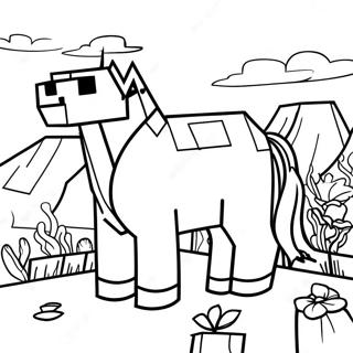 Minecraft Animal Coloring Page 15359-12864